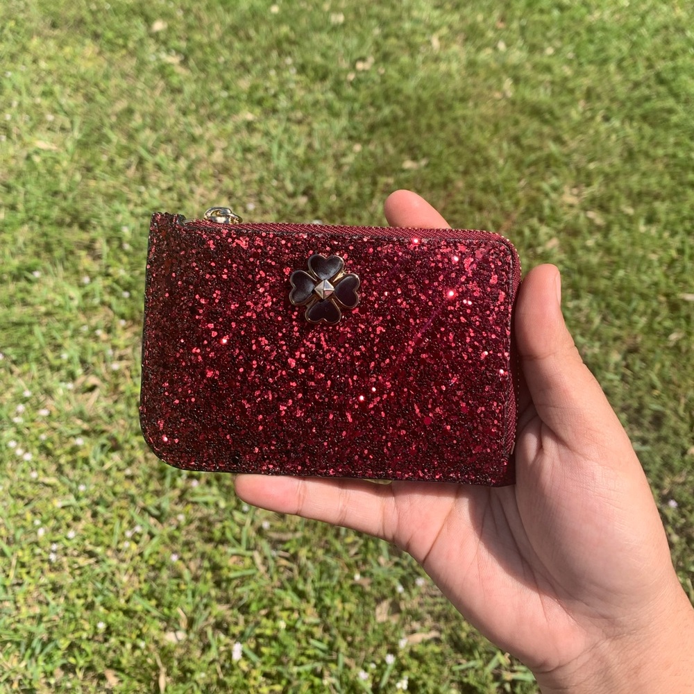 Brand new Kate spade medium I zip card holder
